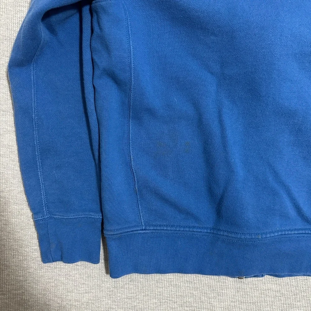 Polo Ralph Lauren Full Zip Hoodie Blue Red Pony Embroidered Sweatshirt Medium